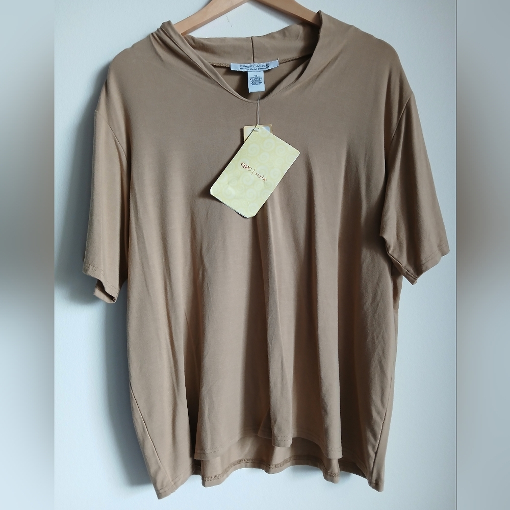 NWT Freelance short sleeve  Modal Blend Top size 1X